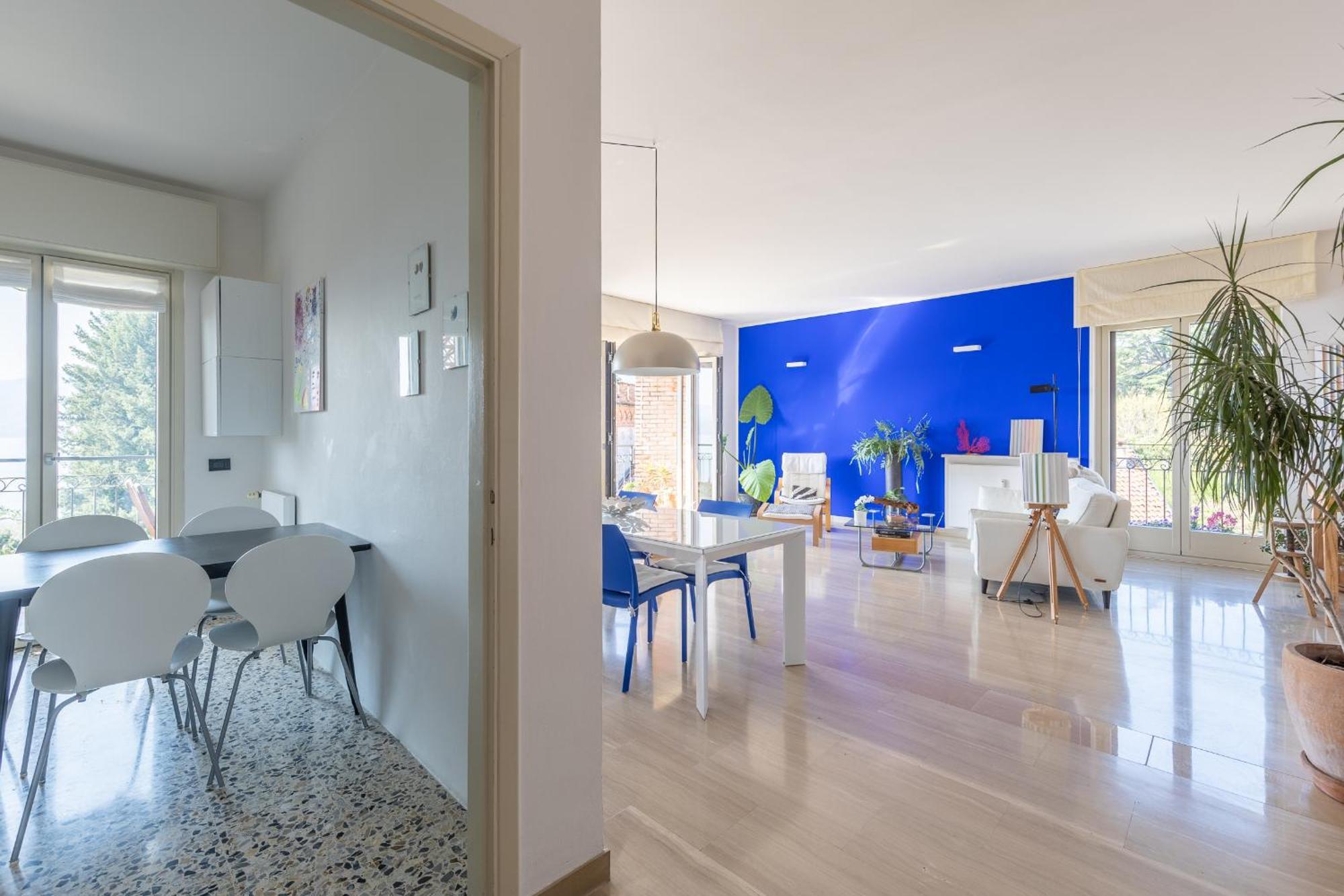 Ferienwohnung Blue Dream Ispra Exterior foto
