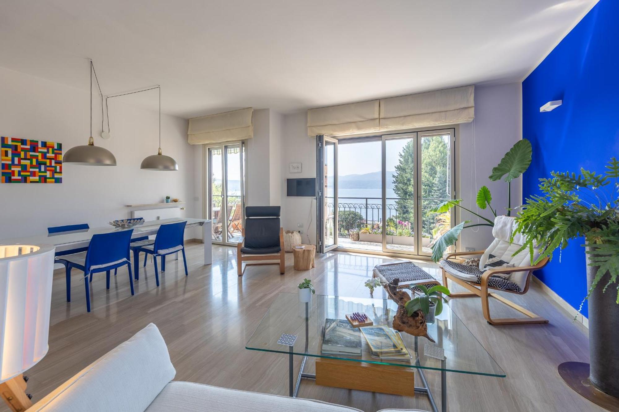 Ferienwohnung Blue Dream Ispra Exterior foto